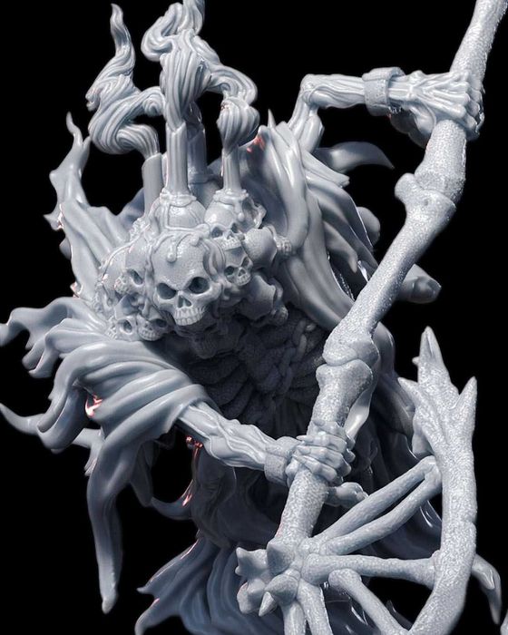 Widmowy Żniwiarz Zjawa - figurka 32mm 14K zgodna z DnD RPG Pathfinder