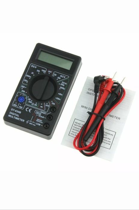 Multímetro Voltímetro Amperímetro Medidor digital LCD