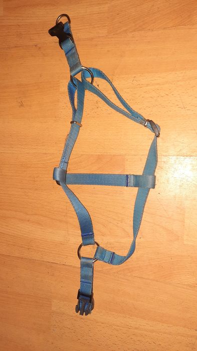 Smycz szelki  z woreczkami i szeklą dla psa,szelki dla psa i kota,ring