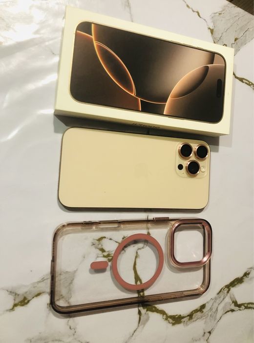 iPhone 16 Pro Max – Desert Titanium 256GB com garantia