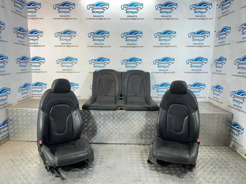Conjunto Bancos Originais S-Line Audi TT 8J Pele 2006 - 2014