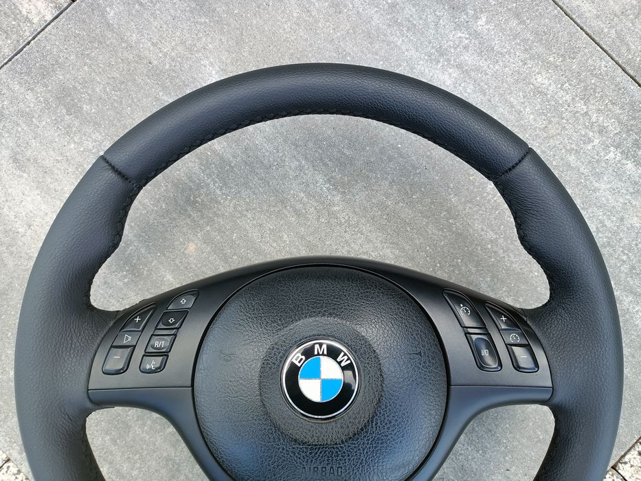 Kierownica Mpakiet BMW E46 E39 X5 E53 E38 polift jak nowa obszyta