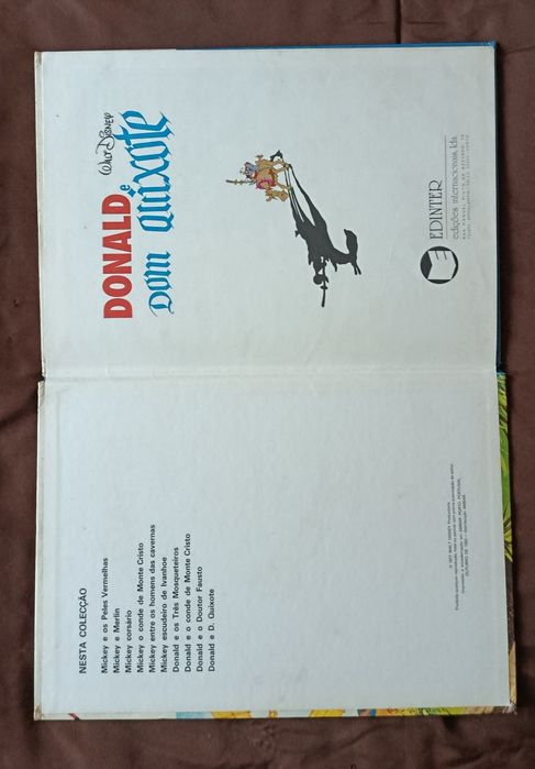 Livro " DONALD  e  Dom  Quixote "  Banda Desenhada