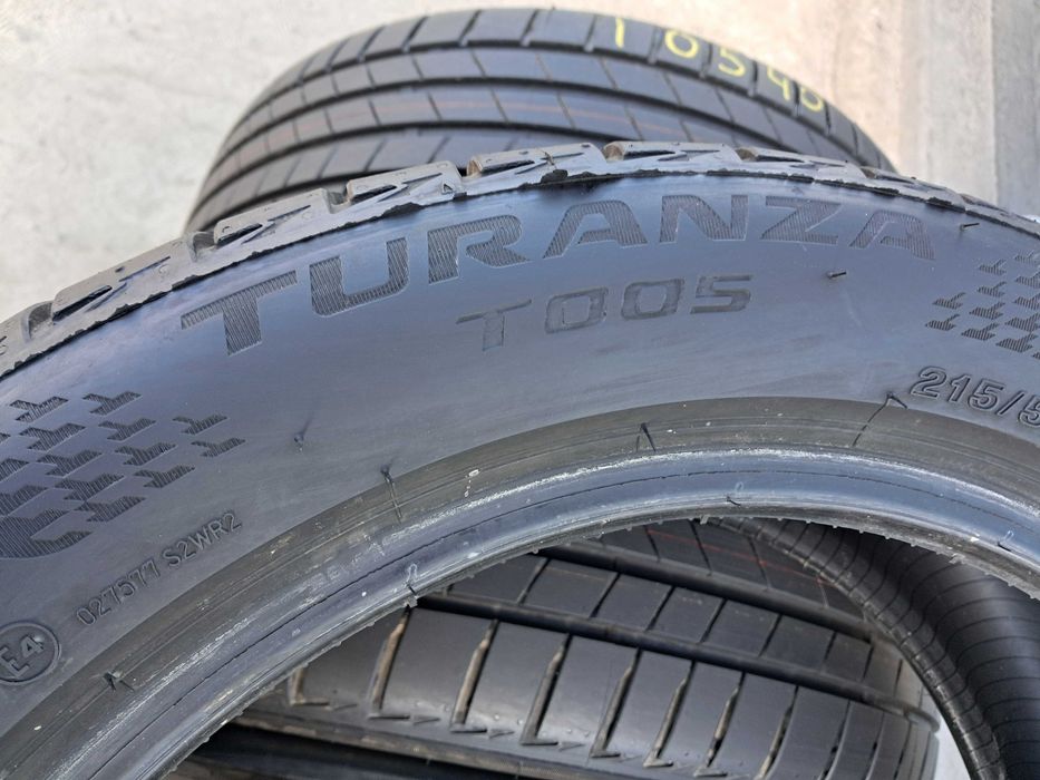 Резина літня, нова, Bridgestone Turanza T005 215\50 R17 (арт.10540)