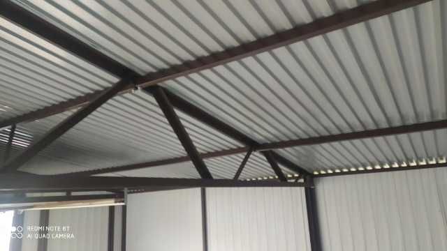 garaż blaszany 6x5 garaż blaszak garaze blaszane 5x7 7x5 poziom profil