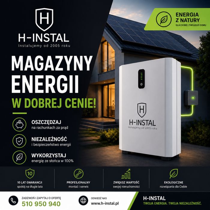 MONTAŻ MAGAZYNÓW ENERGII –  Profesjonalnie Kompleksowo - W Dobrej Cenie.