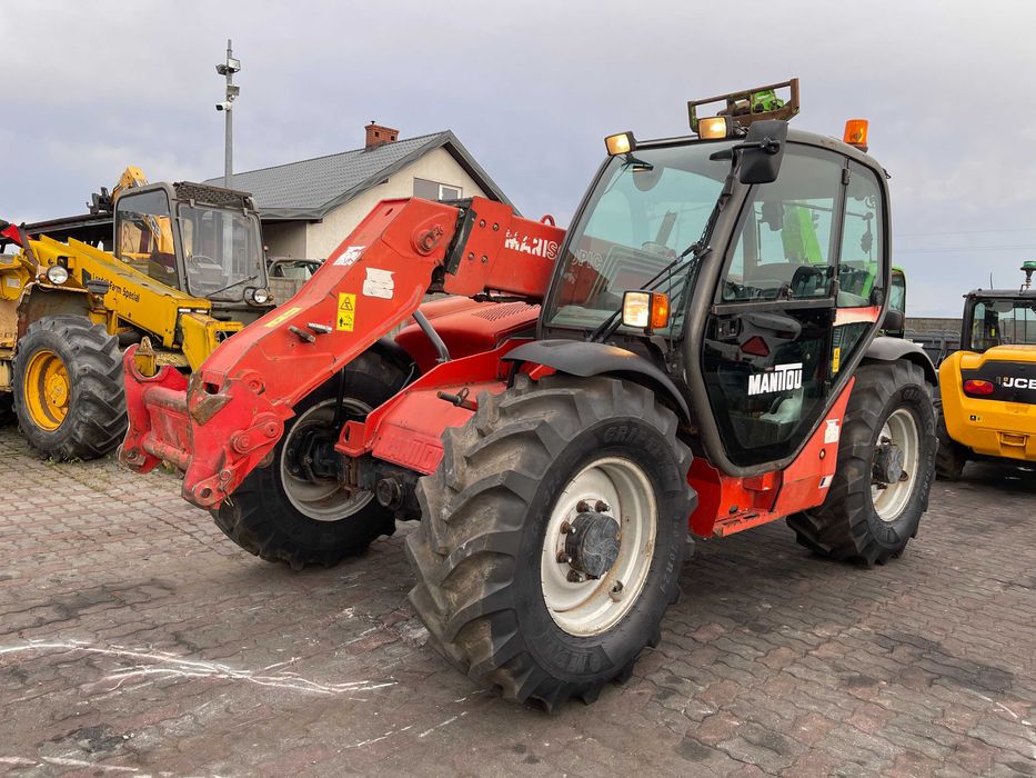 Ładowarka teleskopowa Manitou MLT 630 TURBO LS Bardzo ładny stan Zadbana 6 Metrów 3 Tony Perkins Gotowa do pracy Polecam 2004 ROK CAŁA W ORYGINALE!
