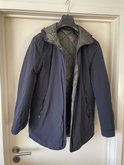 Parka reversivel verde/azul