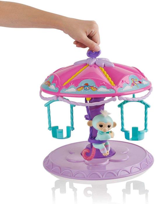 Карусель з інтерактивною мавпочкою Абігель WowWee Fingerling Playset