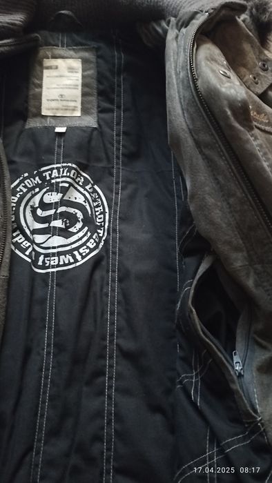 Куртка кожаная, зимняя Tom Tailor. Germany