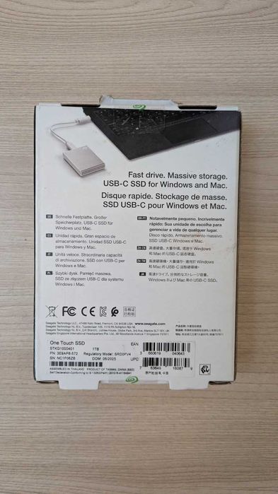 Зовнішній накопичувач Seagate One Touch SSD 1TB Silver