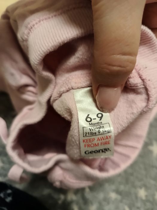 Spodnie i bluzka 6/9 miesięcy