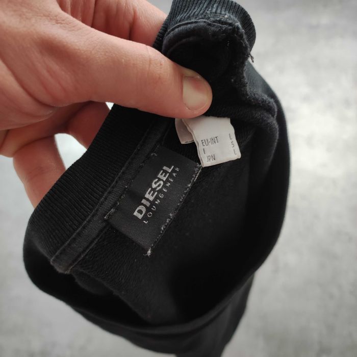 MĘSKA Bluza PREMIUM Czarna Duże Logo Rękaw Bawełna Elegancka Casual