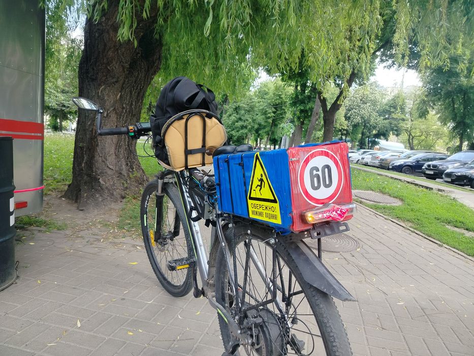 Потужний електро велосипед 100+км запас ходу