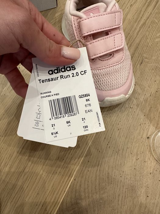 Кросівки дитячі рожеві adidas оригінал в сіточку