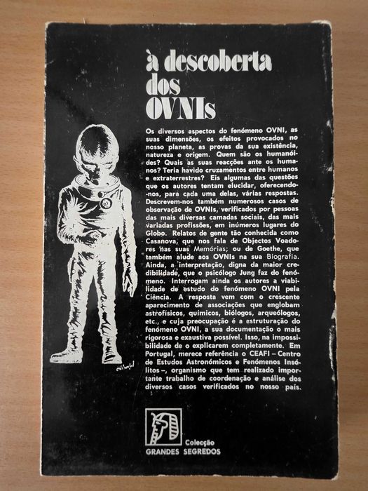 Livro "À Descoberta dos OVNIS" de Jacques Scornaux e Christiane Piens