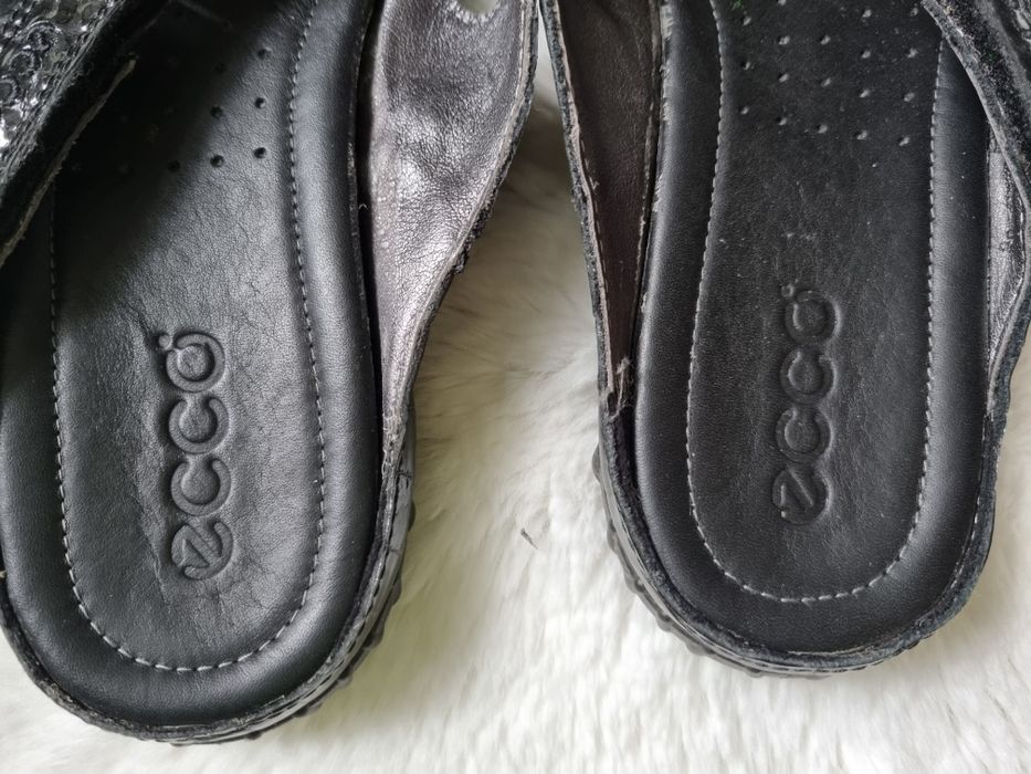 Ecco- japonki skórzane. Rozmiar 36