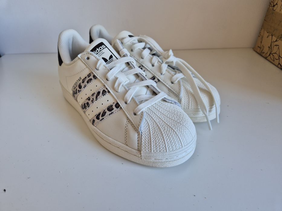 Adidas SUPERSTAR White Black Leopard IF7615