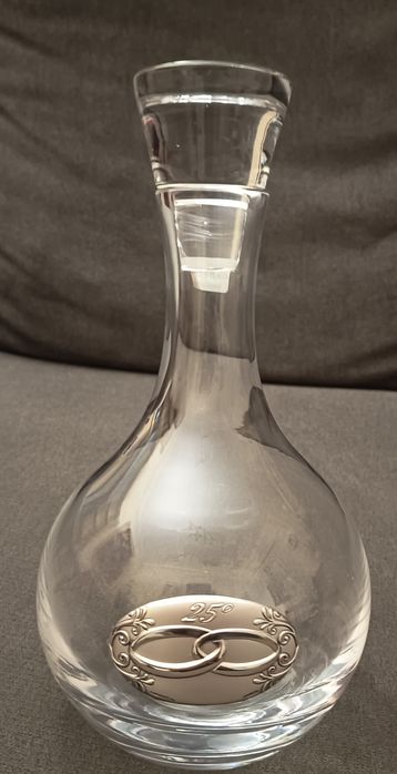 Decanter em Crystal Bodas de Prata