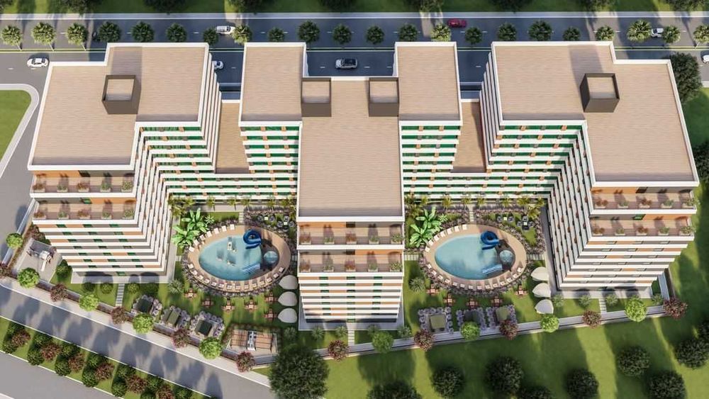 Сучасні апартаменти в Мерсині,без комісії, Туреччина