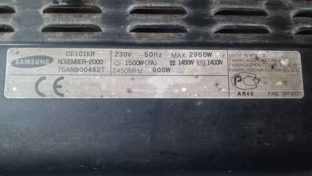 Микроволновая печь (+конвекция )- духовка, Samsung CE101KR с функцией