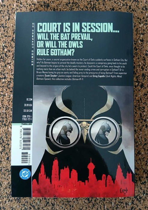 BD - Batman: The Court of Owls Saga (S. Snyder & G. Capullo)