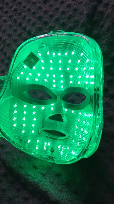 Maska LED na twarz 7kolor zmarszczki trądzik przebarwienia NOWA+gratis