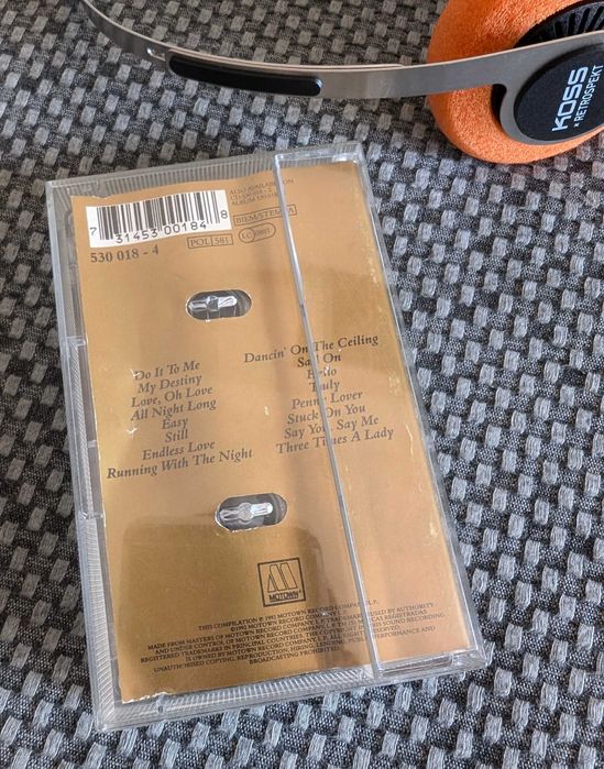 Lionel Richie, Back To Front, Cassete, K7, Raro