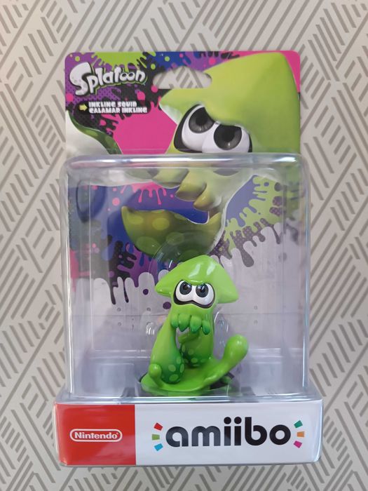 Splatoon Inkling Squid Zielony Amiibo Nintendo