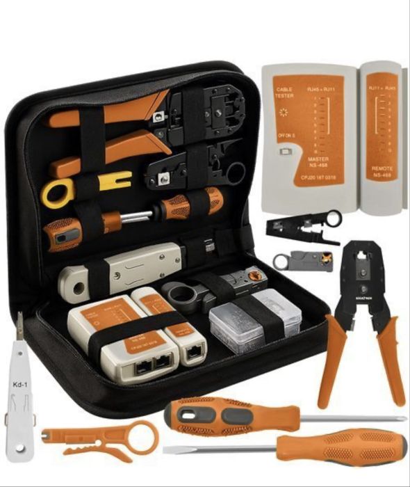 Тестер Набір для роботи з мережевим і телефонним кабелями Bigstren 468
