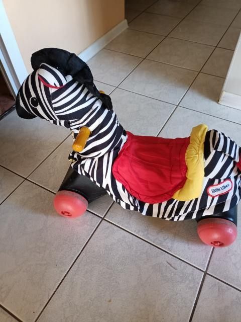 Little tikes 2025 zebra ride on