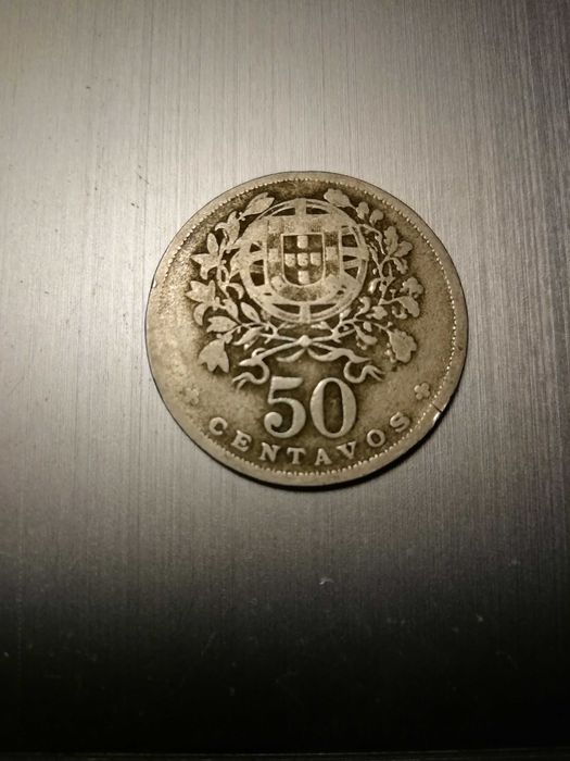 Moeda de 50 centavos 1938 muito rara e difícil de encontrar.