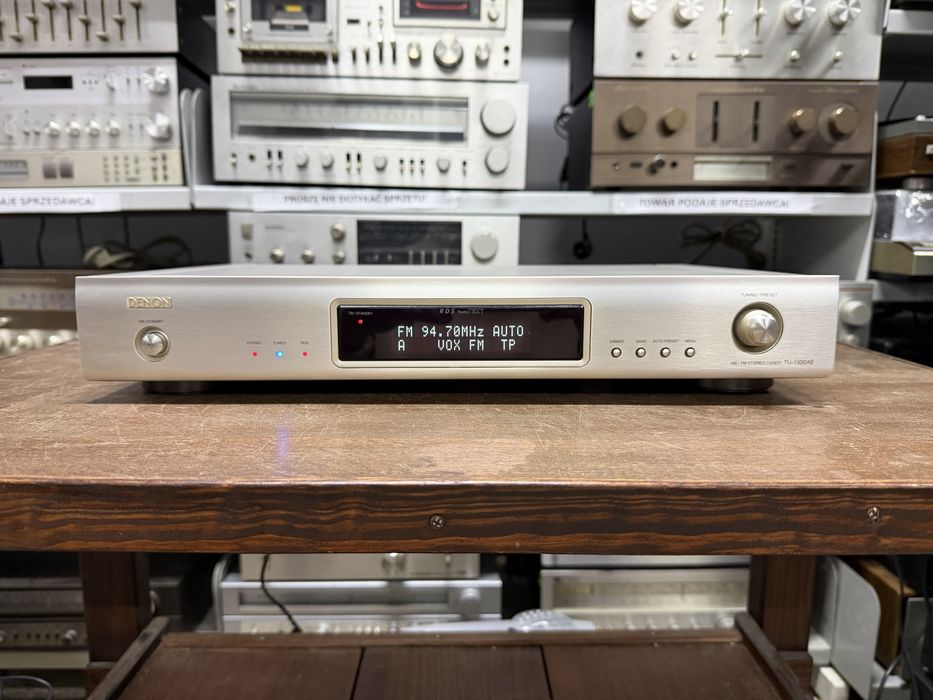 ‼️ Denon TU-1500AE – Tuner FM/AM Hi-Fi z RDS i Czystym, Stabilnym Odbiorem | Audio Room