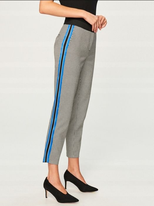 Spodnie pepitka Reserved 34