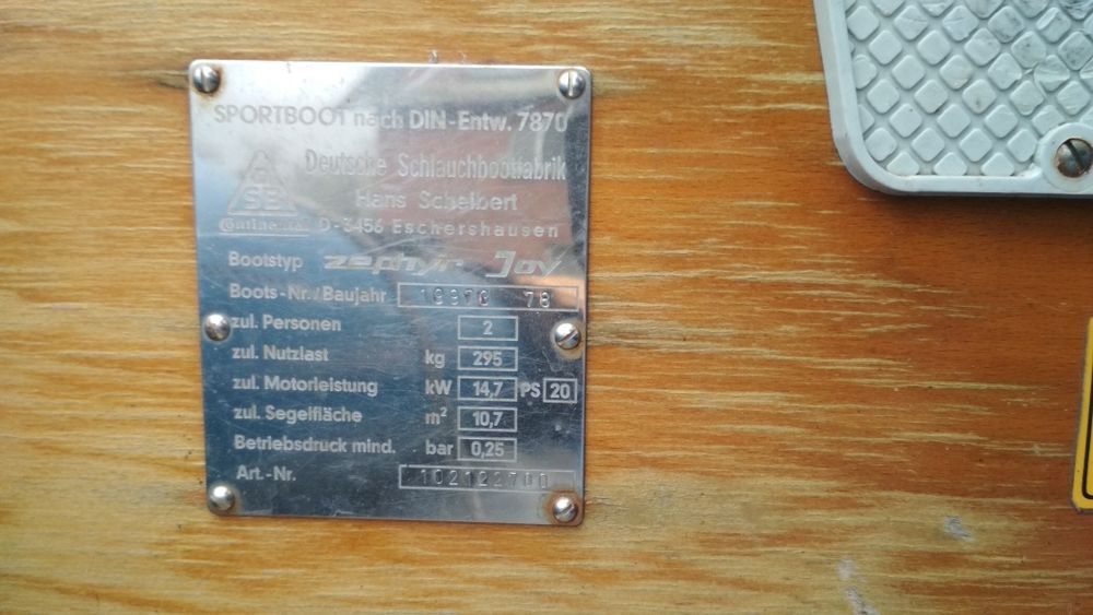 Ponton -- Zephyr JOY -- Hypalon -- 20 koni - 300kg -- możliwa wysyłka