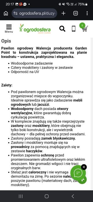 Sprzedam pawilon ogrodowy