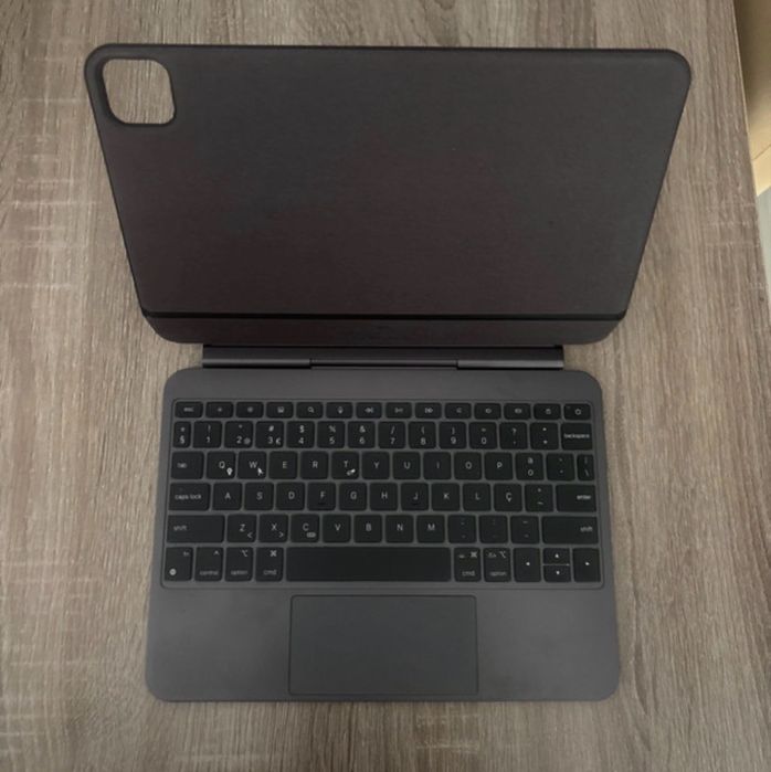 Capa magnética teclado para ipad pro e air