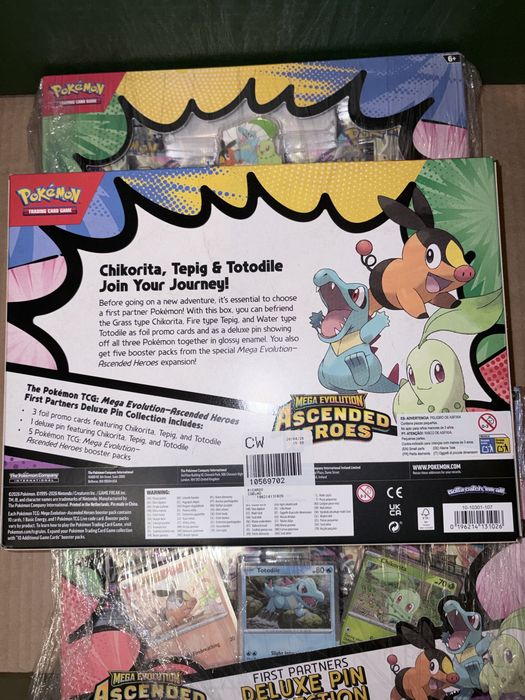 Pokemon Ascended Heroes First Partners Deluxe Pin Collection