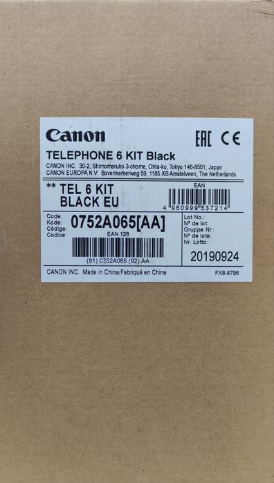 Canon Telephone 6 Kit Black