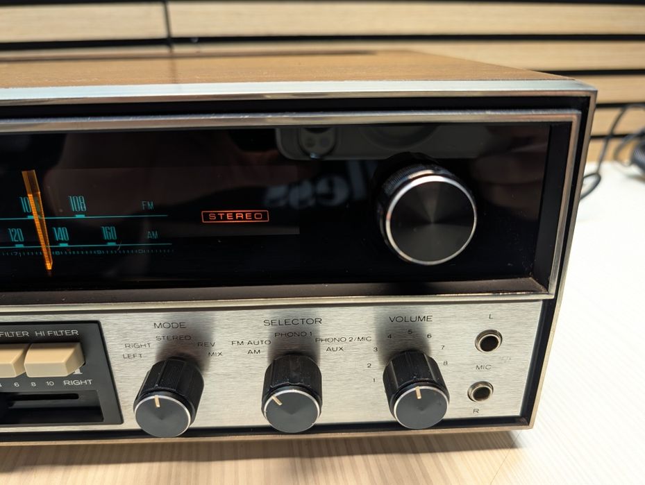 KENWOOD KR-4140 #Amplituner Stereo #Vintage 1970r #MONO #Pre-OUT #Drewno #Made in Japan !