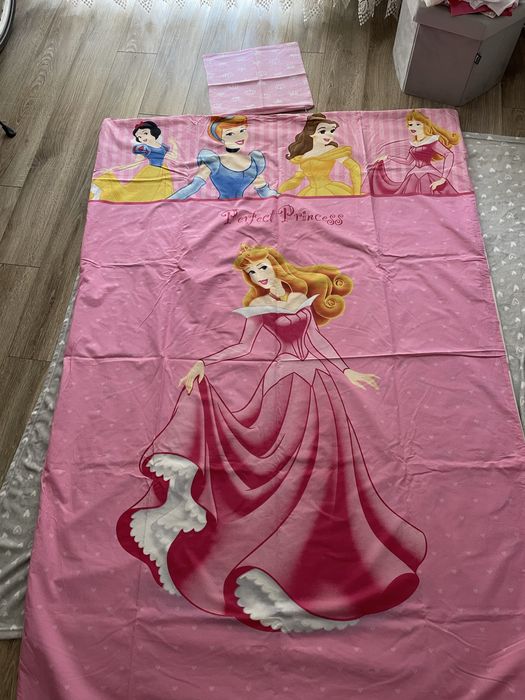 Pościel poszwa 129x190 księżniczki disney bawełna bdb