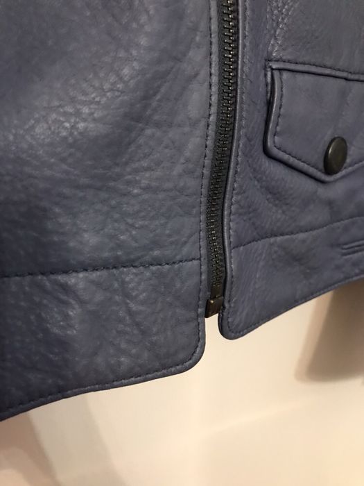 Мужская кожаная куртка Yves Saint Laurent YSL, оригинал БУ 48-50 разм.