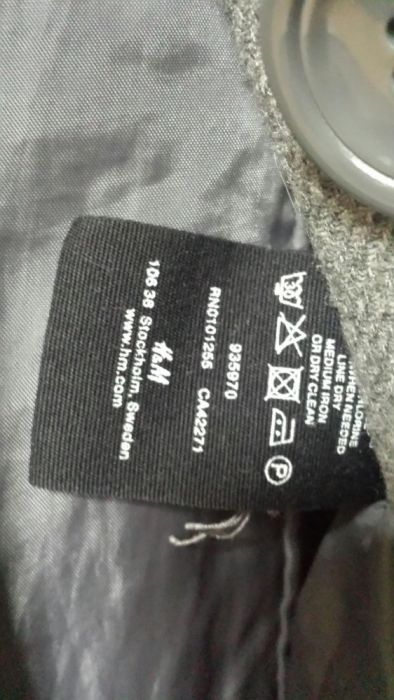 Wiosenno-jesienny płaszczyk ciążowy H&M r. 36
