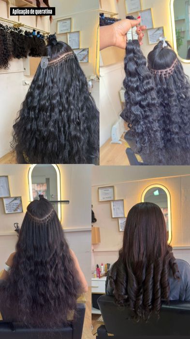 Extensoes de cabelo humano