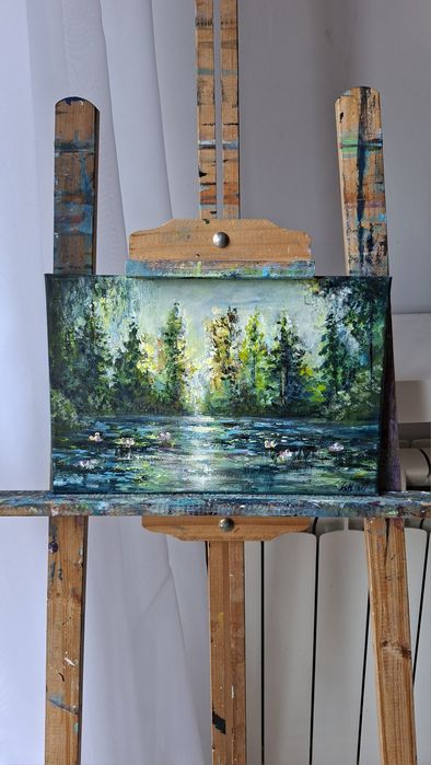 Abstrakcja Obraz | Akryl 20x30cm
