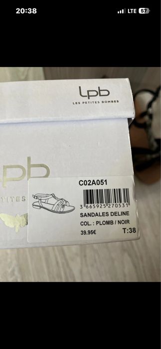 Sandaly damskie Les Petites Bombes