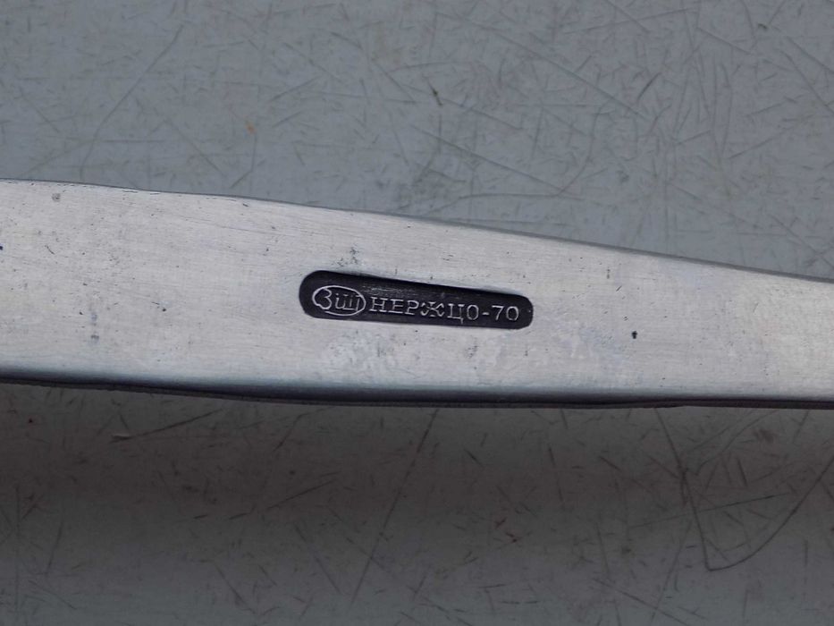 Ложки столовые Роза червление нержавейка ЗІШ, 12 шт новые