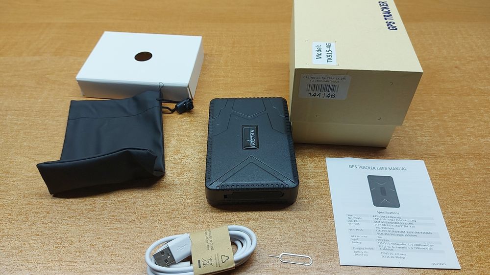 Автономний GPS-трекер TK-STAR TK-915 4G (7800 mAh) — Магніт, IP65
