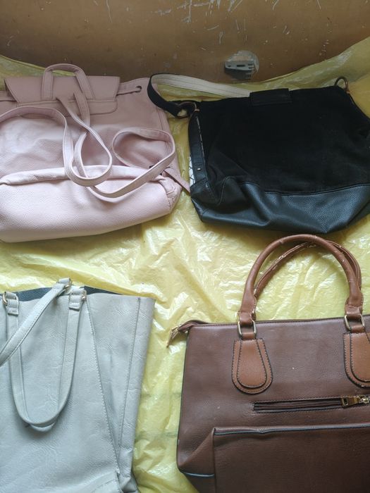 Torby damskie popsute 4sztuki