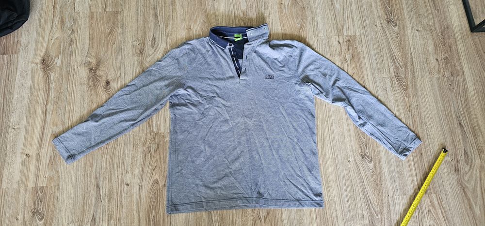 Boss koszulka męska polo z długim rękawem rozmiar XL wymiary foto